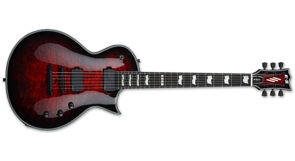 ESP ECLIPSE See Thru Black Cherry Sunburst